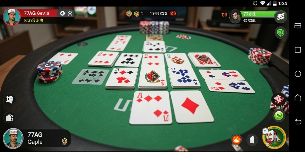 Tampilan gameplay seru dan interaktif dari 77AG.
