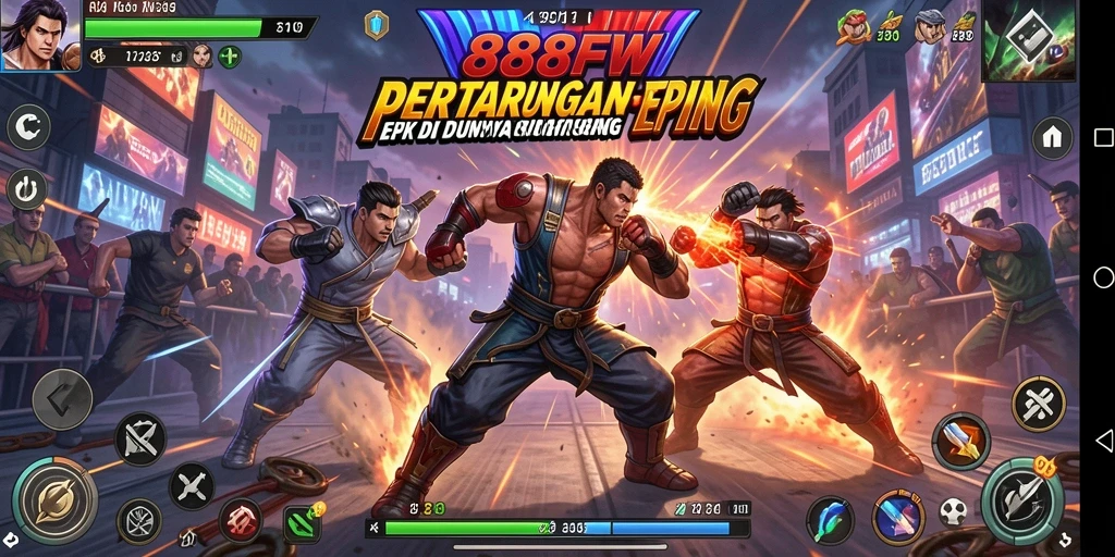 Tampilan pertarungan yang intens dan mendebarkan dalam 888FW.