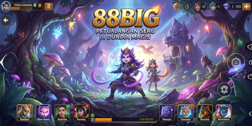 Tampilan gameplay seru dan menakjubkan dari 88BIG.