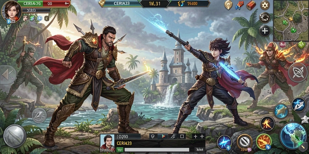 Tampilan menarik dari gameplay SLG CERIA33 yang seru.