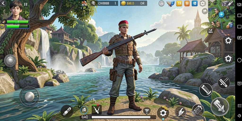 Screenshot CW8888 menampilkan gameplay simulasi yang menawan.