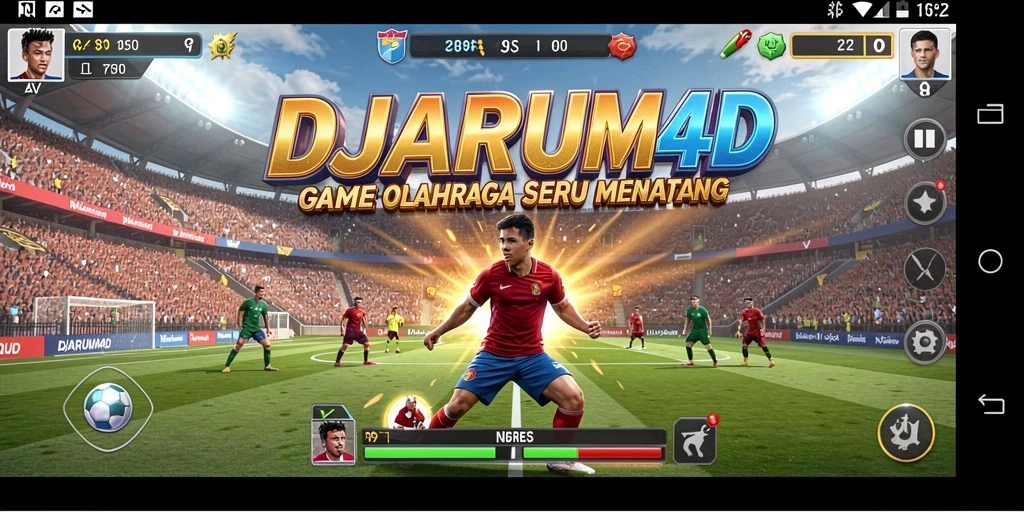 Tampilan gameplay menarik dari DJARUM4D yang penuh aksi olahraga.