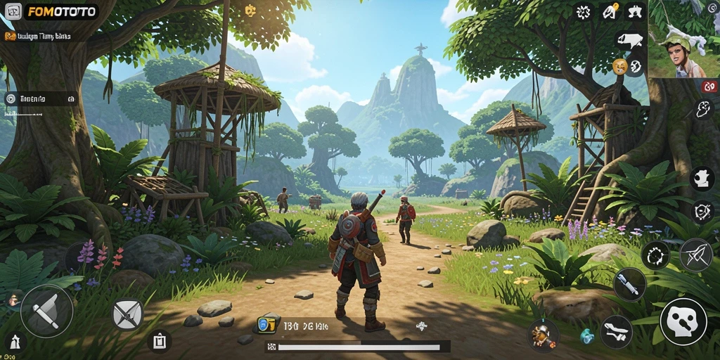 Gameplay FOMOTOTO yang menakjubkan di dunia terbuka.
