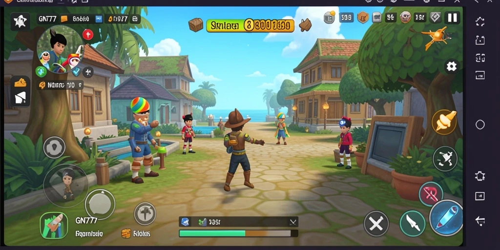 Tampilan gameplay GN777 yang menarik dalam simulasi permainan.