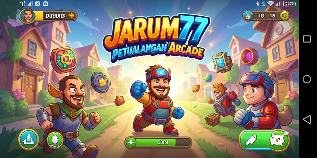 Tampilan gameplay JARUM77 yang seru dan menantang
