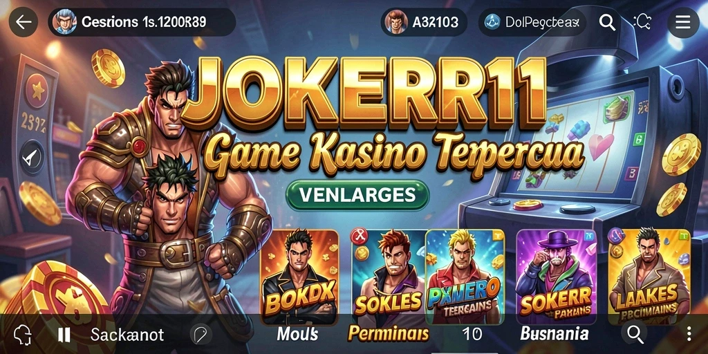 Tampilan gameplay yang menarik dalam JOKER11 dengan berbagai permainan kasino.