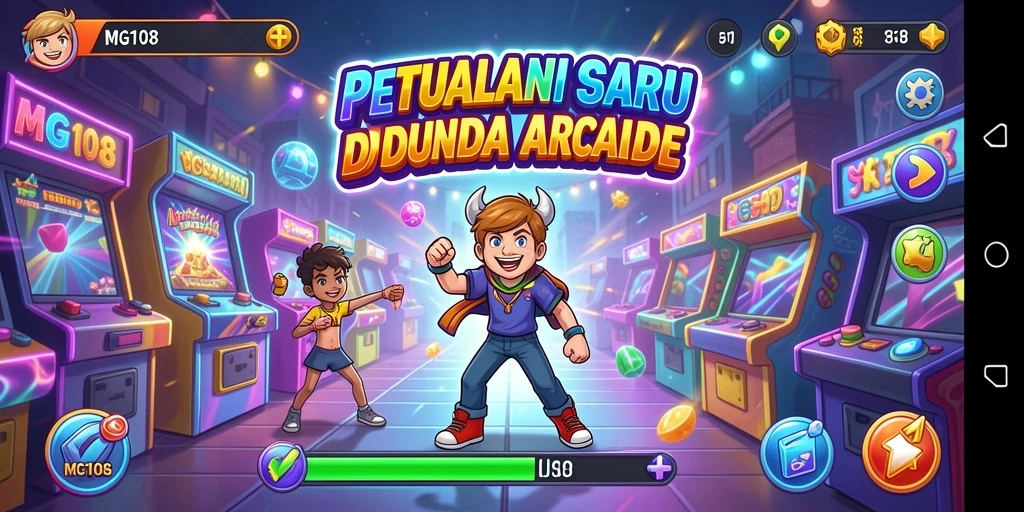 Screenshot utama MG108 menampilkan aksi gameplay yang mendebarkan.