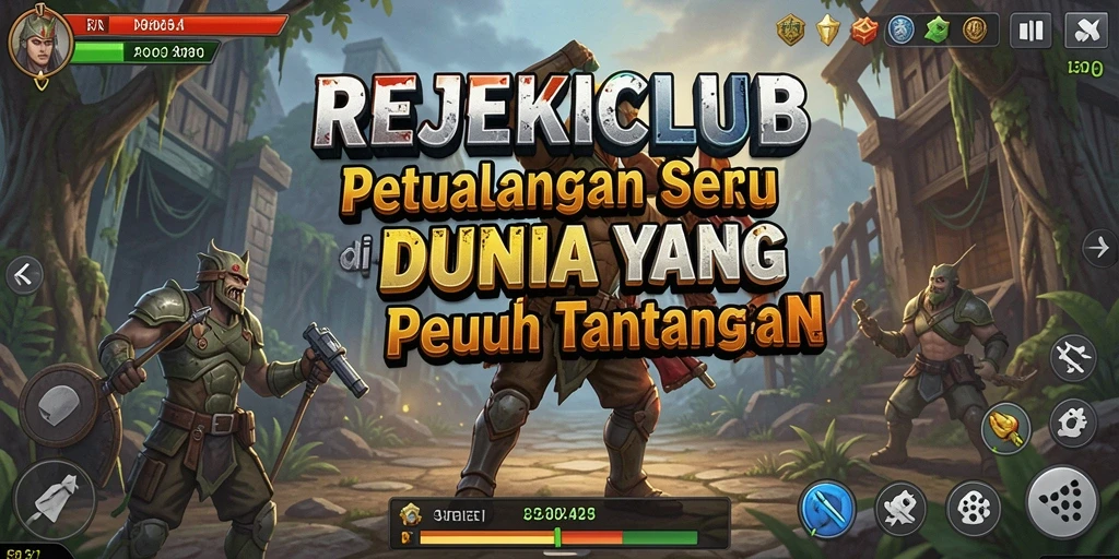 Tampilan gameplay REJEKICLUB dengan petualangan seru dan grafis menakjubkan.