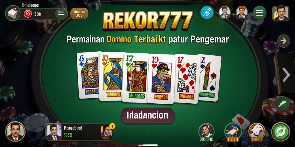 Tampilan menarik dari gameplay Domino di REKOR777