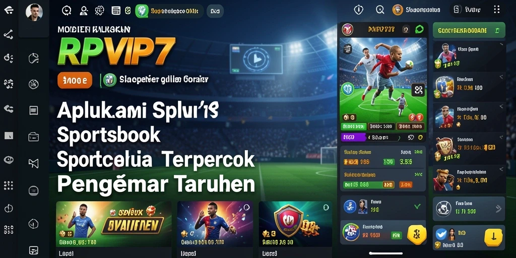 Tampilan gameplay RPVIP7 saat melakukan taruhan olahraga secara langsung.