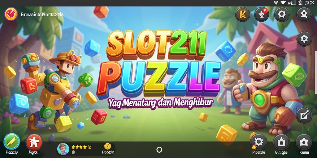 Tampilan menarik dari gameplay Puzzle SLOT21 yang penuh tantangan.