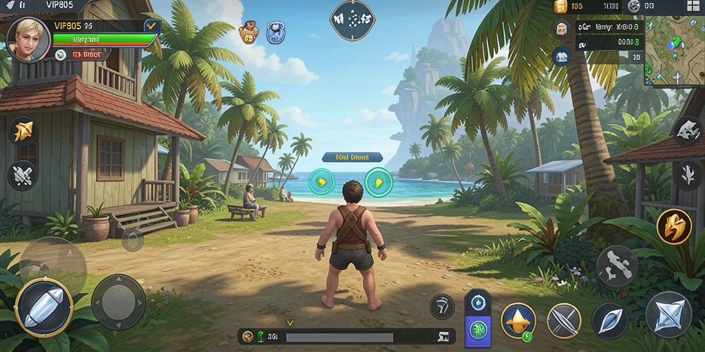 Tampilan gameplay <strong>VIP805</strong> yang penuh warna dan menyenangkan.