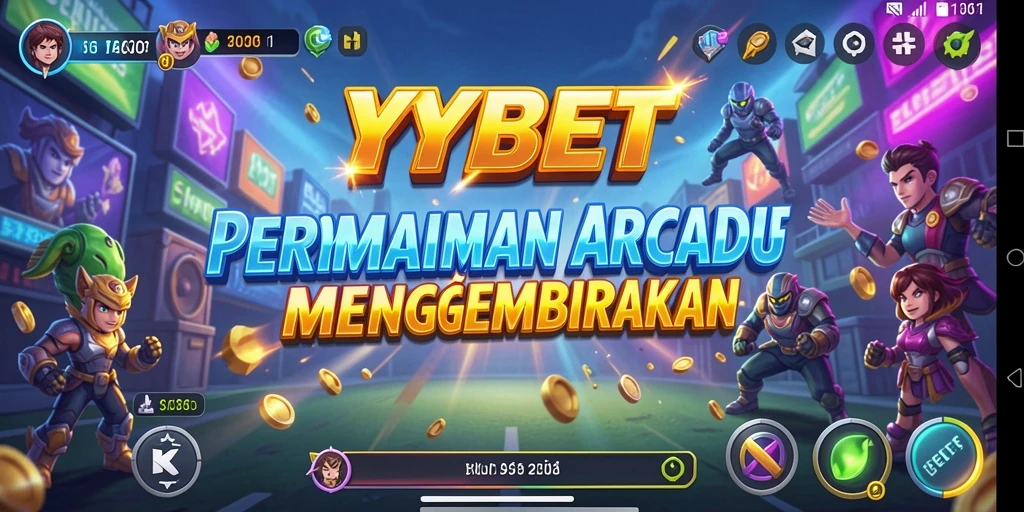 Tangkapan layar gameplay YYBET menunjukkan aksi seru dan cepat di dalam permainan Arcade.